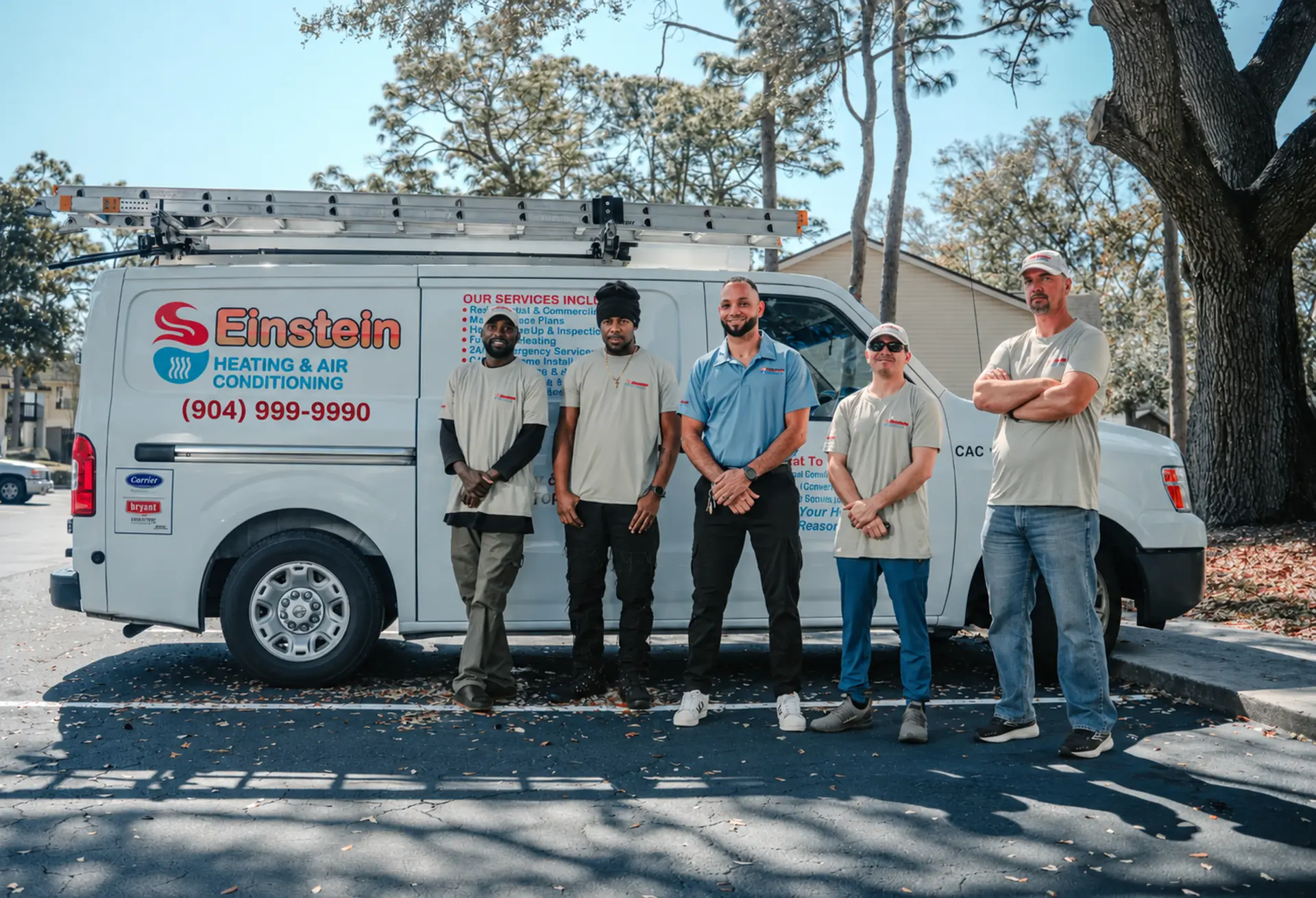 The Einstein Heating & Air team in Jacksonville, FL